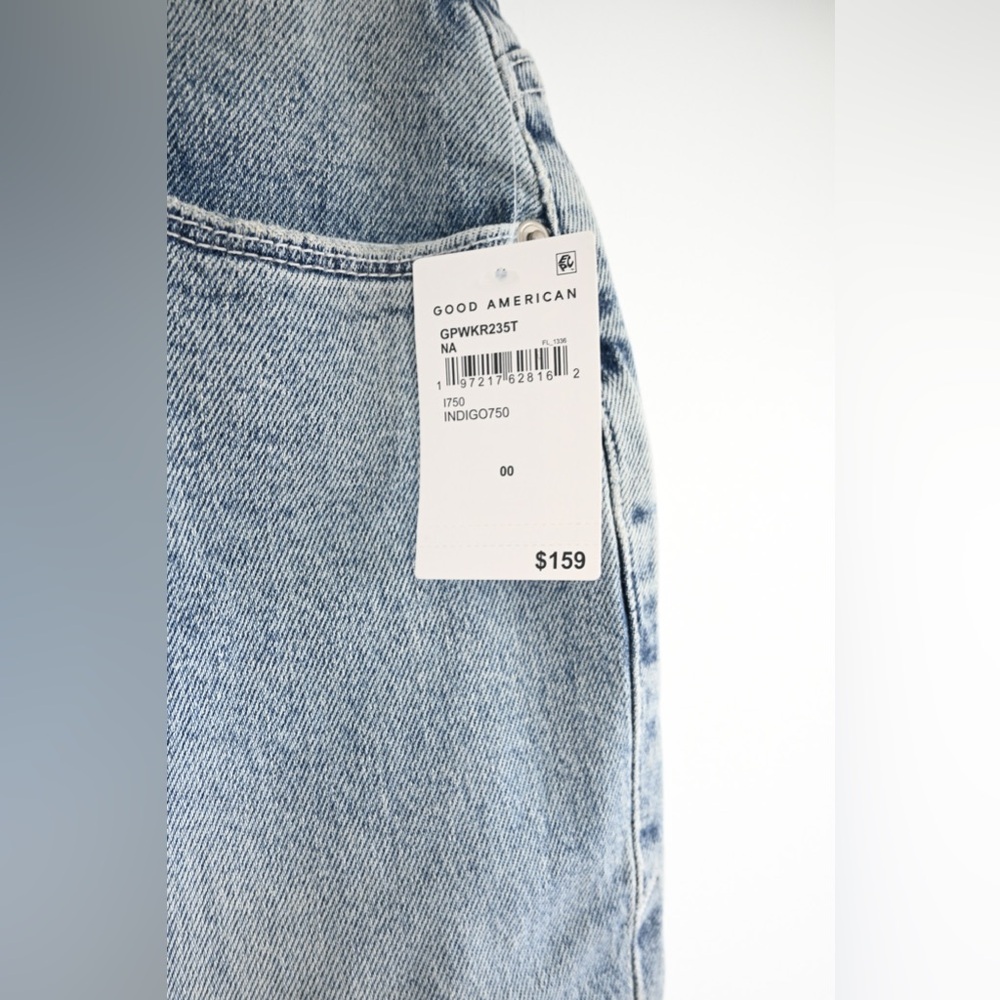 Good American The Weekender Petite Jeans, New With Tags, Size 00 - Picture 7 of 10